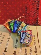 Christmas Ornament Book Set Spiral Inspired by Harry Potter