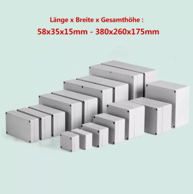 Outdoor waterproof box, electronic project box, ABS plastic shell, IP65, all