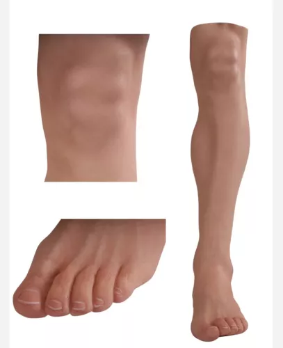 Prosthesis Foot Simulated Skin Artificial Leg Cover Scars Young-aged Clone Foot - Picture 18 of 30