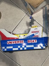 Original UNIVERSE BOAT - VEHICULE SPATIAL in Box / ME 767 Vintage Tin Toy China