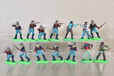 BRITAINS DEETAIL 1971 PLASTIC AMERICAN CIVIL WAR UNION CONFEDERATE COWBOYS nz