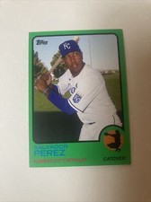 2021 Topps Archives 1973 Topps Green Parallel  #117 Salvador Perez Sal /125