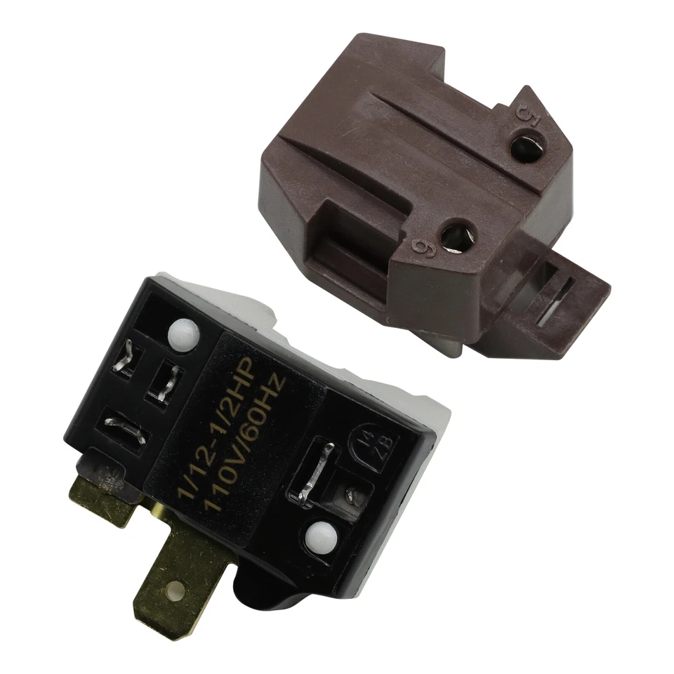 Refrigerator Relay and Overload for Whirlpool 4387913 Foto 4 de 4