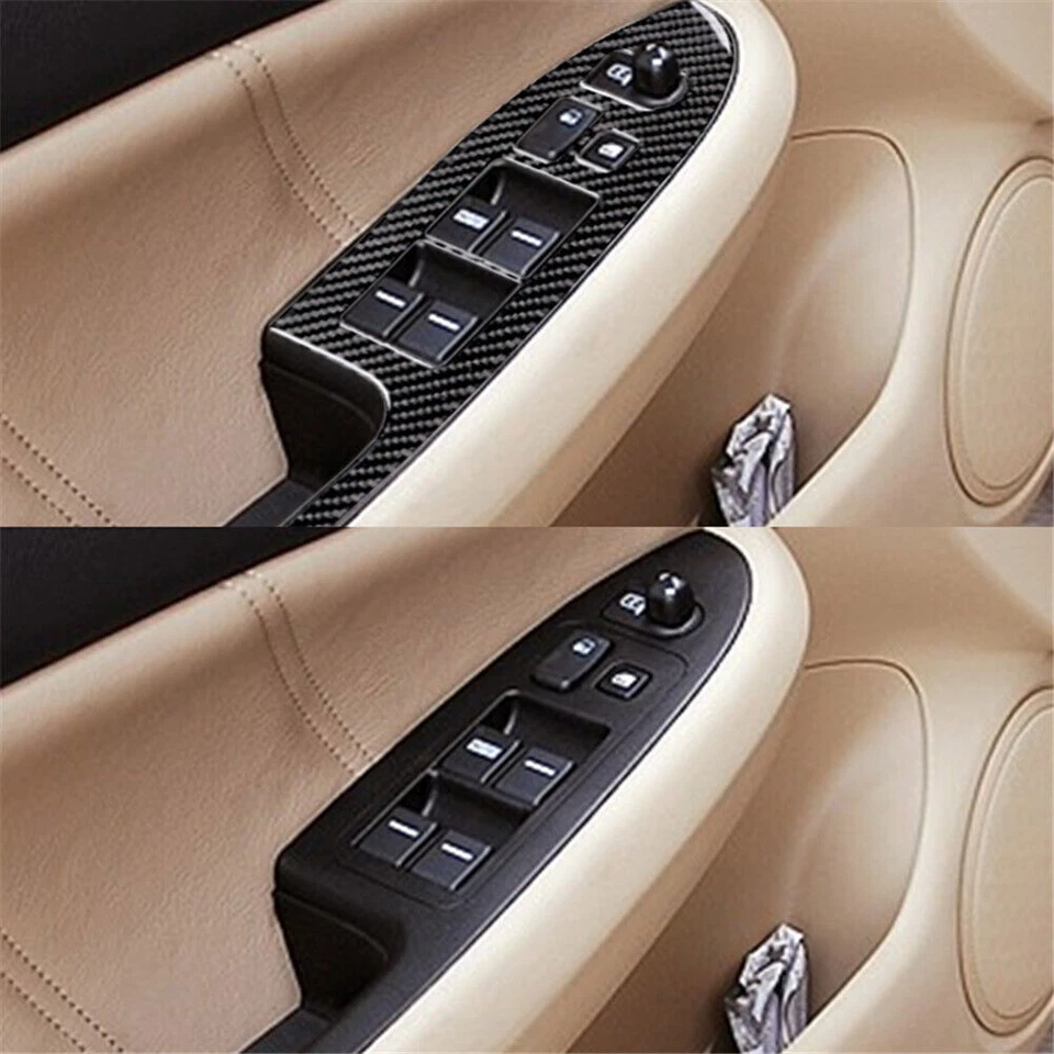 Juego de cubierta de decoración interior de fibra de carbono para Honda Accord SEDAN 2003-2007 10* Foto 3 de 4