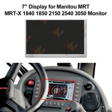 Display 7 pollici per monitor Manitou MRT MRT-X 1840, 1850, 2150, 2540, 3050
