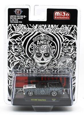2022 M2 MACHINES 1:64 MiJo *DIA DE LOS MUERTOS* 1973 GMC Jimmy Sierra NIP