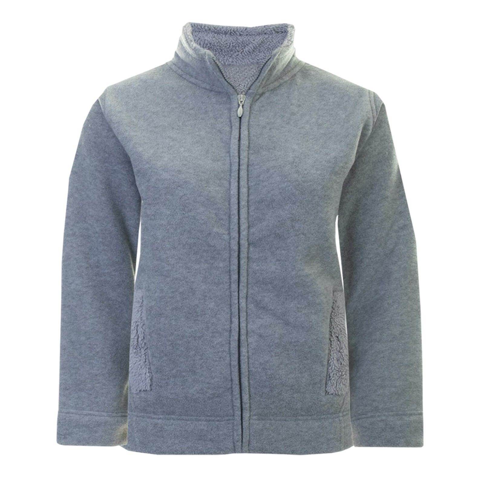 Womens Sherpa Fleece Jacket Bonded Lined Anti Pill Ladies Plus