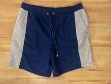ASOS Design Mens shorts Blue Gray drawstring Size XL