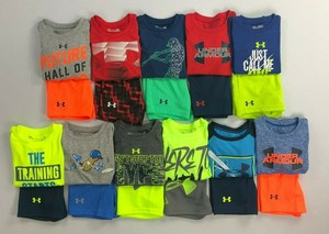 Baby Boy/'s Infant Under Armour Heat-Gear 2 Piece Shirt Shorts Set
