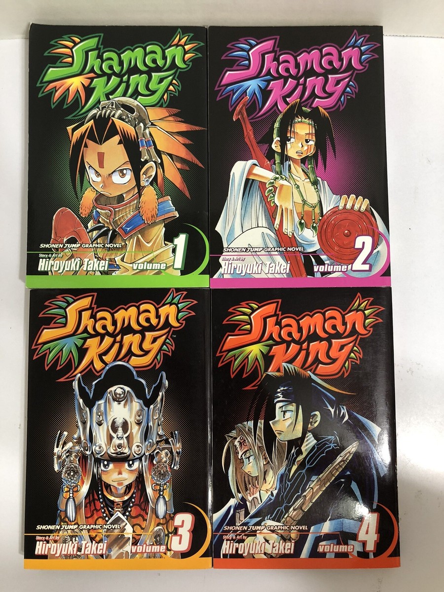 シャーマンキング　英語版　漫画　English Manga Shaman King Manga vol 1-4 English | eBay UK