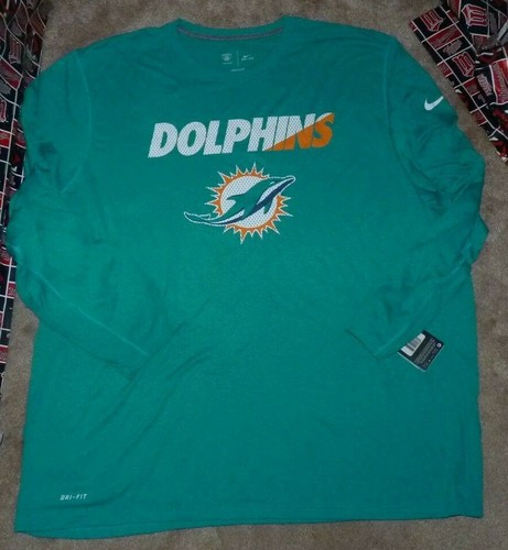 NEW NIKE NFL Miami Dolphins L/S Long 