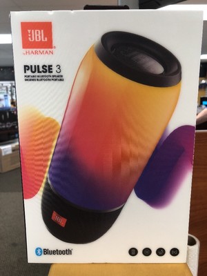 jbl pulse 3 ipx7 waterproof wireless portable bluetooth speaker black