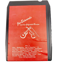 Joe Edwards  His Gitfiddle Review Volume 2 8-Track Tape CVS Records Tested