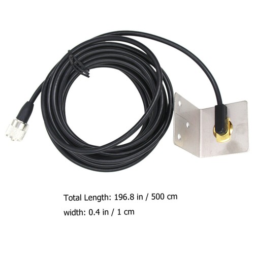 Nmo Antenna Mount Extension Cable L- Bracket Vehicle Mobile Antenna NMO Cable - Zdjęcie 5 z 10
