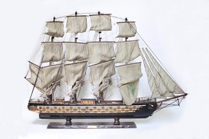 antique model ship fragata espanola | deco vtg american revolutionary war