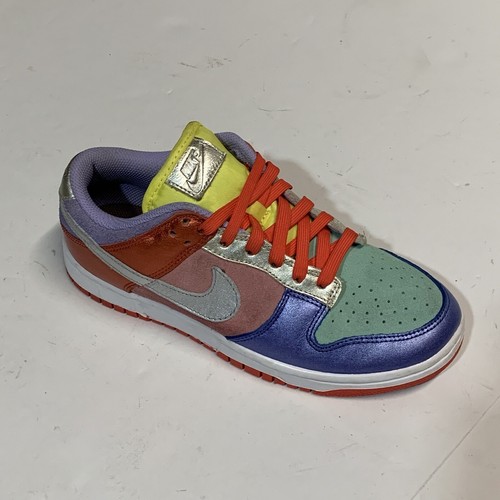 Nike Dunk Low Women's Size 7.5 Shoes DN0855-600 Purple Pulse Silver Sunset Pulse - Picture 21 of 24