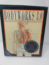Vintage BODYWORKS 3.0 Medical Library 1994 for DOS Windows body works software