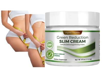 Premium Slim Green Reduce Cream By Organi Vitamins for Weight Loss & Fat Burning