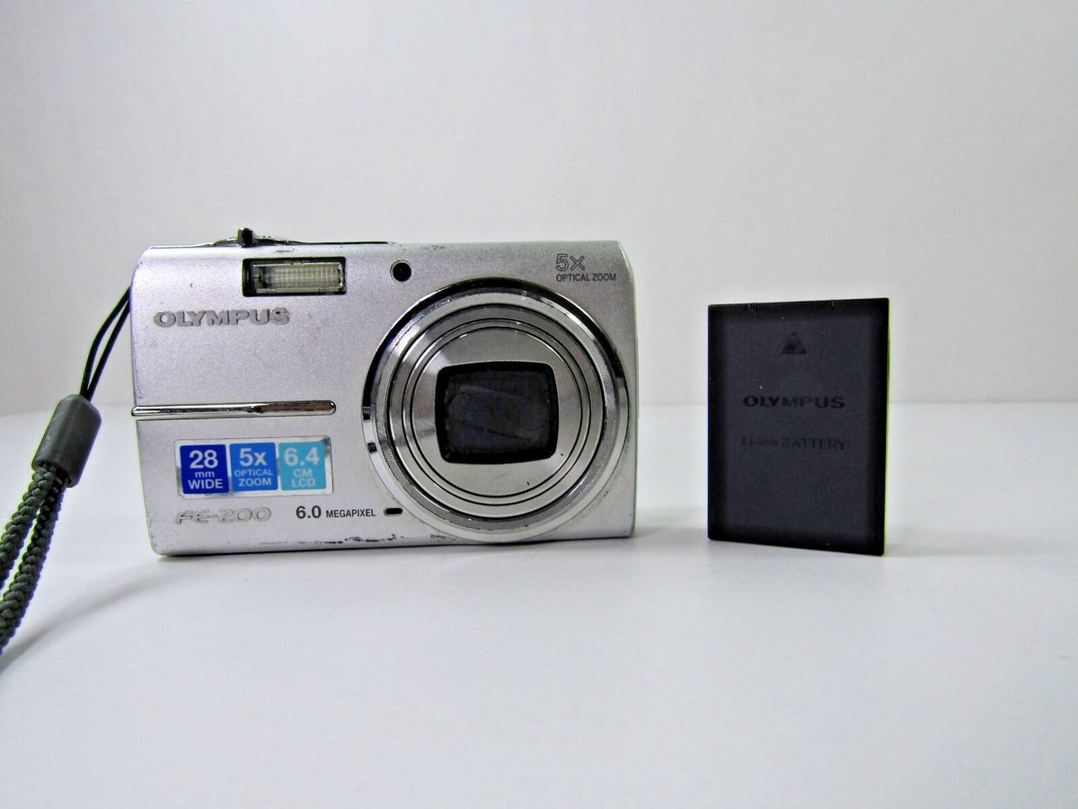 Olympus FE FE-200 6.0MP Digital Camera Silver | eBay
