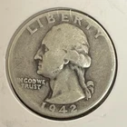 1942-P ** SILVER ** Washington Quarter - DDO In God We Trust - Fast Shipping!