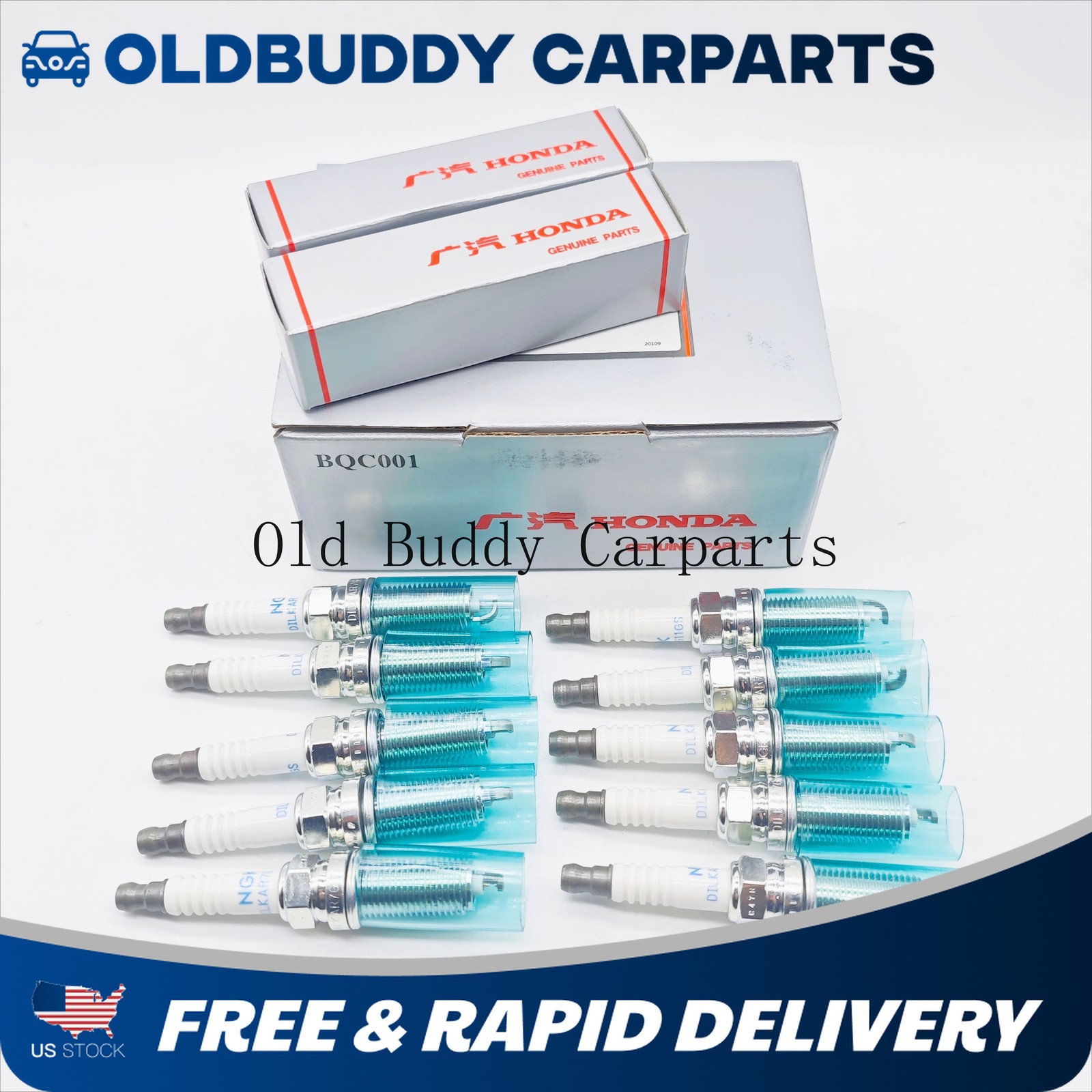 New Geniune 10 pcs Spark Plugs 12290-5A2-A02  fit 13-15 Honda Acura HR-V