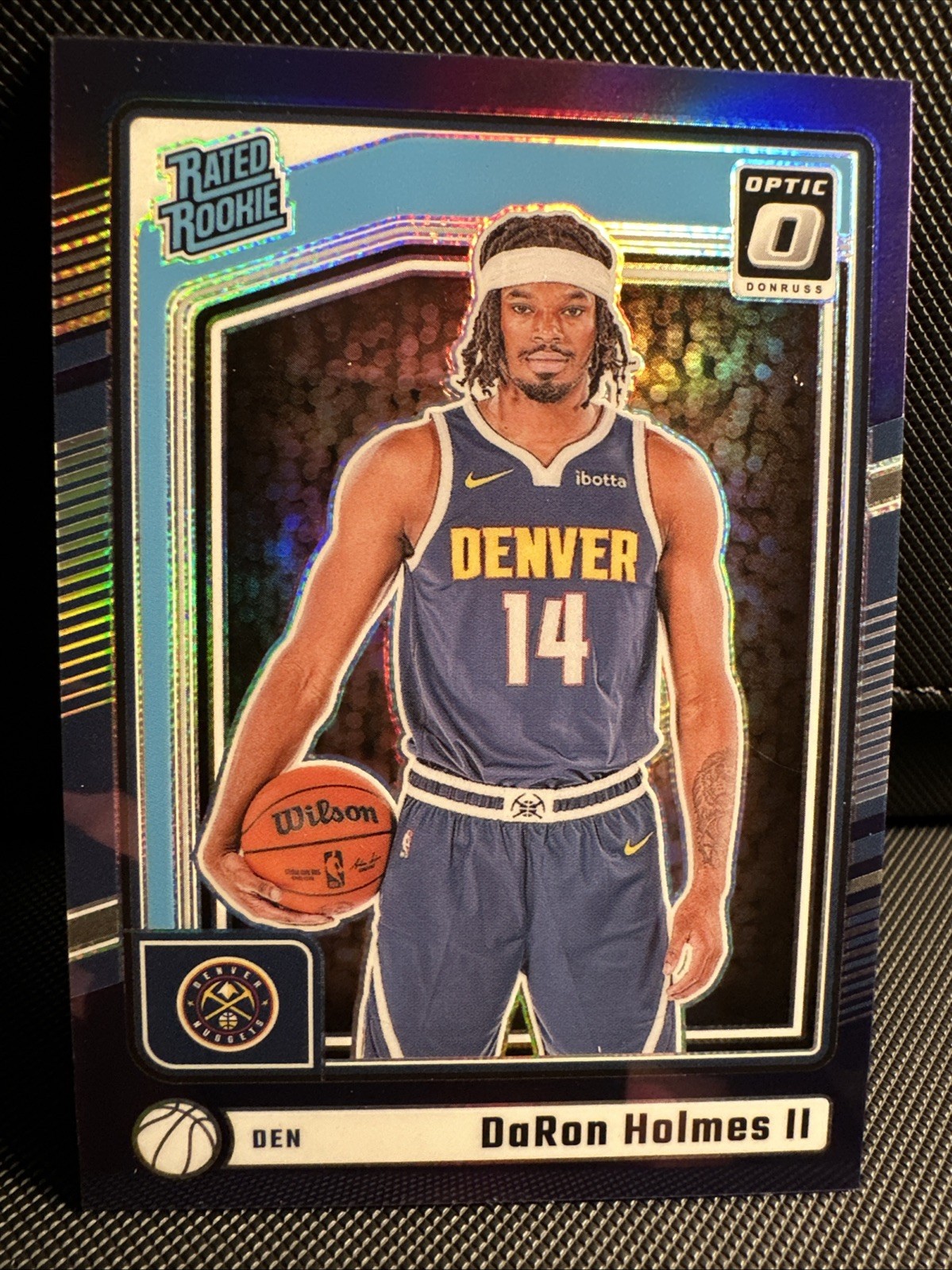 2024-25 Panini Donruss Optic Rated Rookie DaRon Holmes II #262 Purple