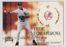 2001 Fleer Premium A Time for Heroes Derek Jeter #6TH HOF 6m1