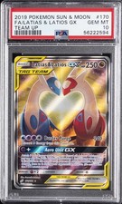 2019 POKEMON SUN & MOON TEAM UP #170 FULL ART/LATIAS & LATIOS GX PSA 10 on eBay
