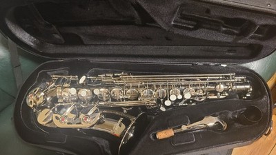 Mendini alto saxophone E flat - Black & Nickel
