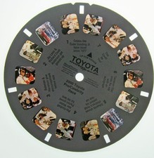 2000 Toyota Motor Sports Pro Celebrity Race View-Master Reel Jay Leno + Not 3-D