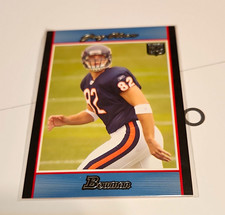 Topps 2007 Bowman Greg Olsen #163 Chicago Bears Rookie Football Trading Card. rookie card picture