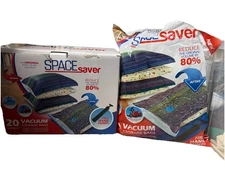 SPACE SAVER VACUUM SEAL STORAGE BAG VARIETY SIZES JUMBO MEDIUM SMALL