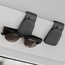 Sunglass Holder for Car Visor, Suede Cloth Magnetic Sunglass Organizer for Car A