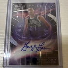 Topps Midnight George Gervin Spurs Stroke of Midnight Auto #SM-GG 18/35