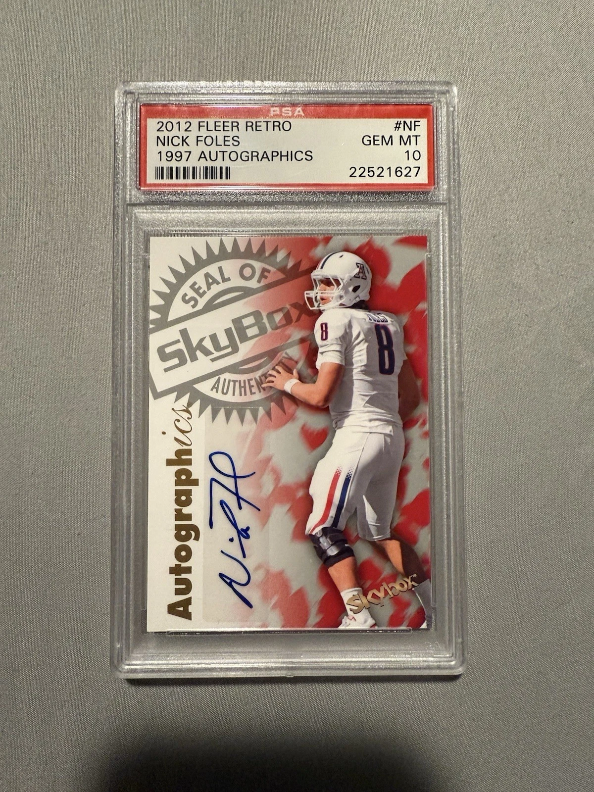 Nick Foles Fleer Retro 1997 Autographics #NF Base