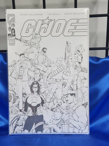 GI Joe #1 PX Tom Reilly Black & White Variant. We Combine. We Pack Well