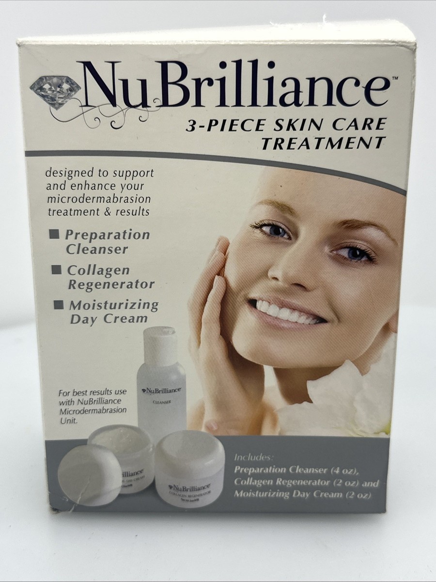 Sealed Nu Brilliance 3-Piece Skin Care Treatment Expired 08/14 NOS