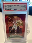 2023 Panini One And One Trae Young Downtown #3 PSA 10