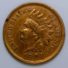 1901 Indian Head Cent 1c XF k611