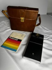 Polaroid SX-70 Land Camera w/ Time-Zero Autofocus, Manual, Large Leather Case