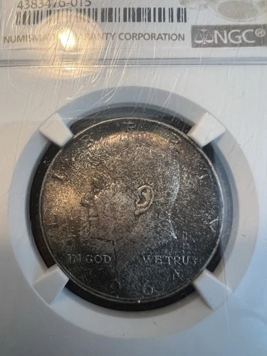 1964 Kennedy Half 50c MS66 - END ROLL TONING!!!