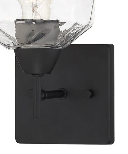 Minka Lavery 3171 Camrin 1 Light 9" Tall Vantage Bathroom Sconce - Coal - Picture 3 of 8