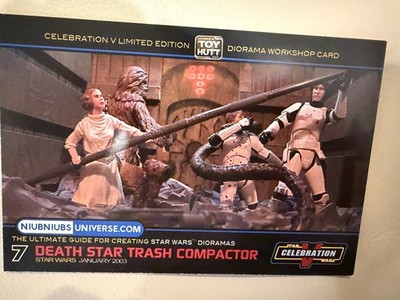 Star Wars Celebration V Niub Niub Death Star Trash Compactor Card #7 LE