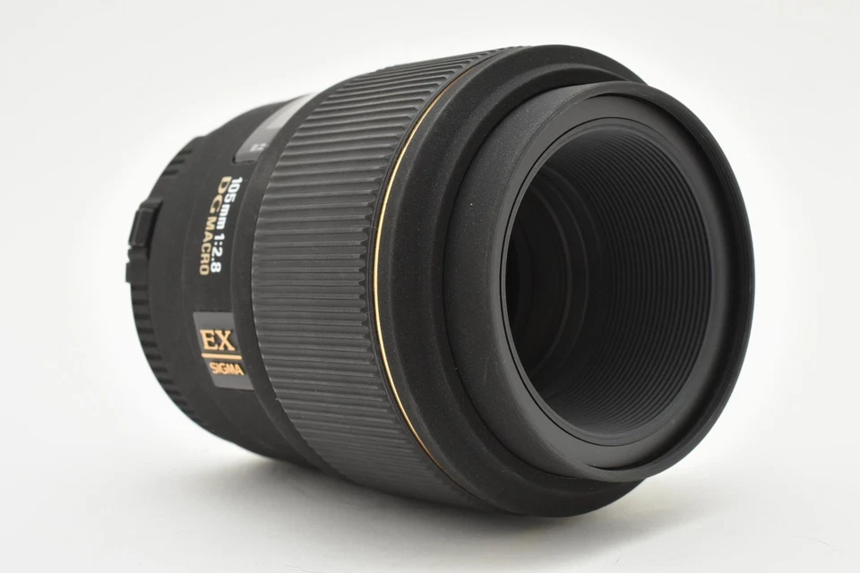 Sigma 105mm f/2.8 EX DG Macro Lens for Nikon "READ" w/Hood,Caps From Japan Y2158 - Image 4 of 4