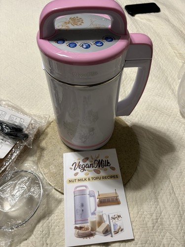 VeganMilk Machine Maker 5 In 1 Soy,Almond,Cashew,Oat,Kit Bamboo Tofu Press NIB - 第 3/18 張圖片