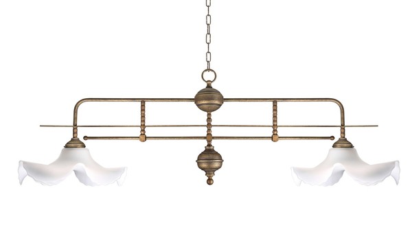Exklusive HäNgeleuchte Aus Messing Bronze Beleuchtung Billard Spieltisch Lampe-image