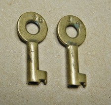 TWO Miniature 1.25 inch Brass Hollow Barrel K...