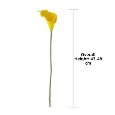EVA Calla Lily Artificial Flowers DIY Bouquet, Perfect ffor Wedding Home Decor