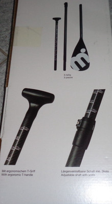 mistral  CARBON SUP Paddel,längenverstellbar,170 - 210 cm,NEU!