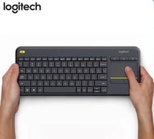 Image of Logitech K400Plus Android Smart TV Laptop Touch Panel Wireless Touch Keyboard